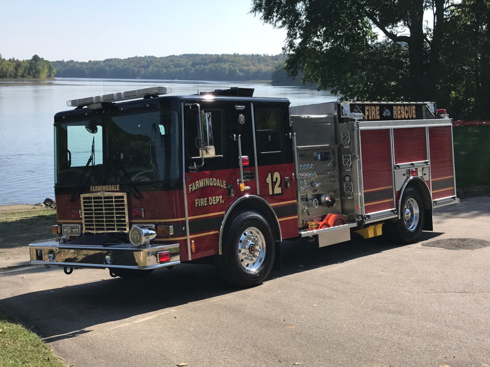 Farmingdale recently took possession of a new $300,000 firetruck and the town is looking to build a new fire station.