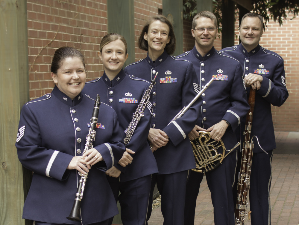 The Heritage Winds, the woodwind component of the USAF Heritage of America Band, will present a free concert at 3 p.m. Oct. 15 at the RFA Lakeside Theater in Rangeley.