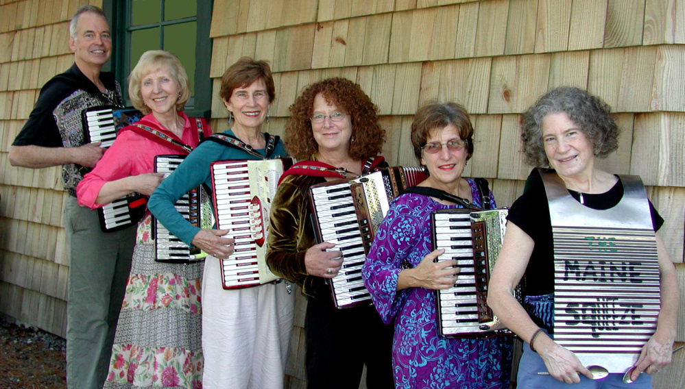 The Maine Squeeze, an accordion ensemble, will present "Celebrating OktoberFest" at 7:30 p.m. Saturday, Oct. 21, in Nordica Auditorium in Merrill Hall on the University of Maine at Farmington campus. The event is sponsored by ArtsFarmington, a UMF affiliate.