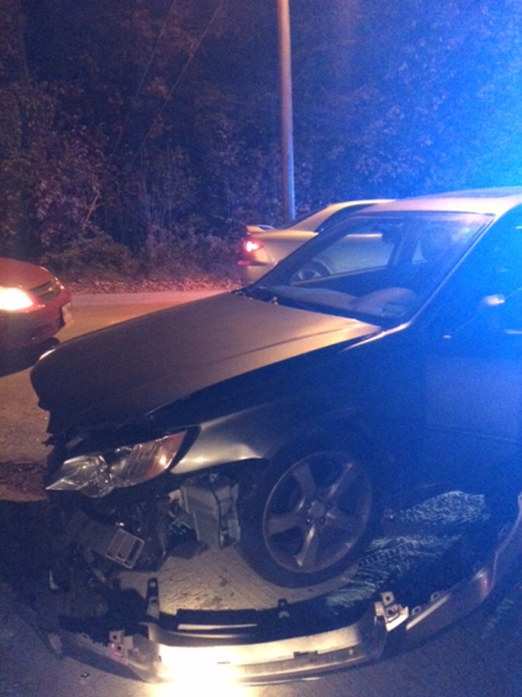 A car that veered into oncoming traffic on the Mercer Road caused mayhem for several others.