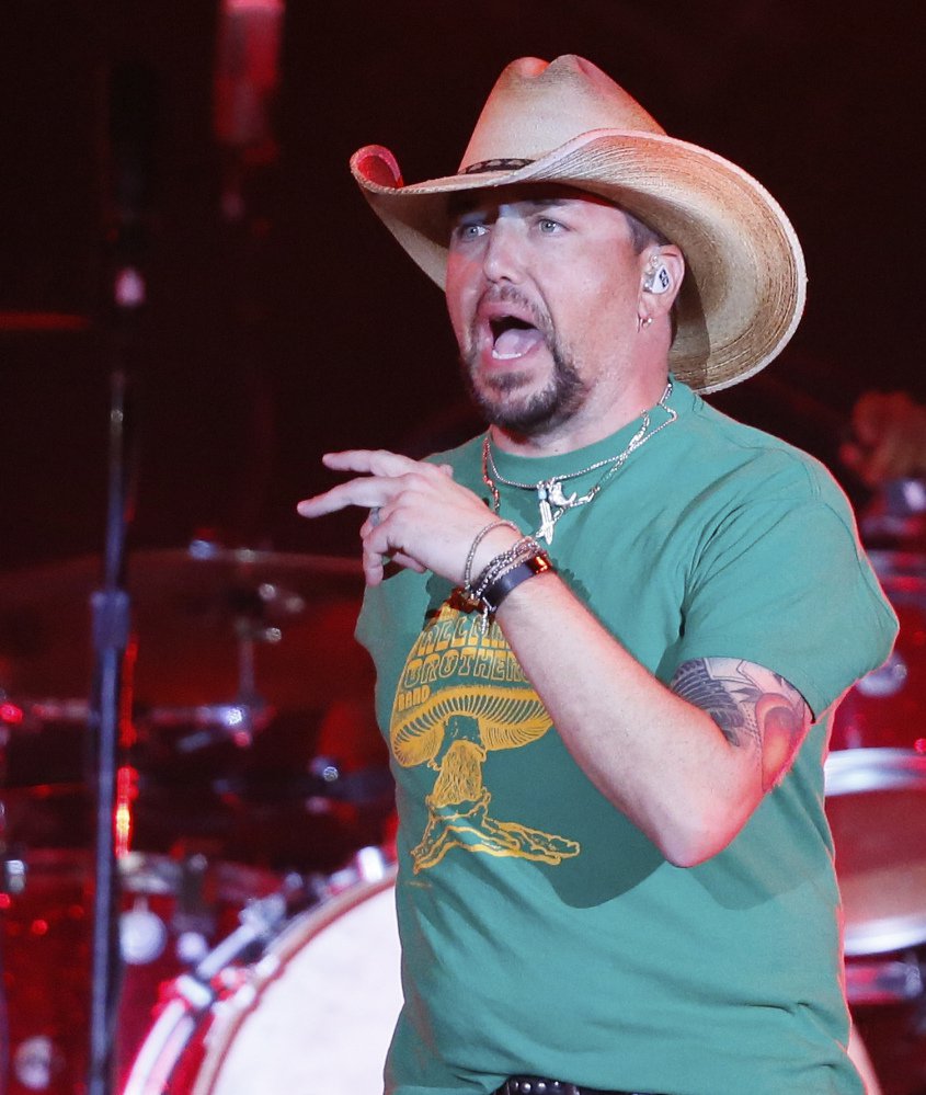 "Being back on stage probably helped us more than anything," says Jason Aldean, who's touring again.