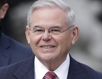 U.S. Sen. Bob Menendez, D-New Jersey, leaves Martin Luther King Jr. Federal Courthouse on Thursday in Newark, New Jersey, where the jury in his bribery trial deadlocked.