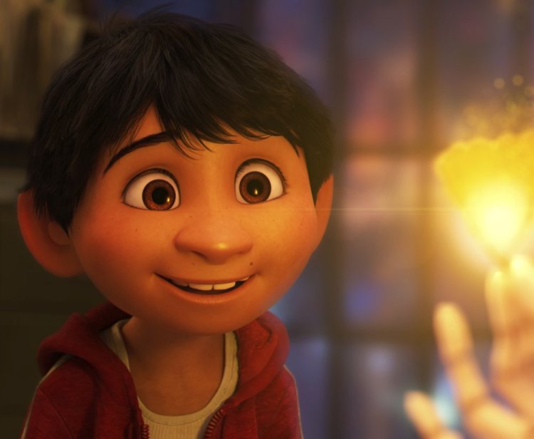 Thirteen-year-old Anthony Gonzalez voices the character Miguel in the animated film "Coco," which was released Wednesday by Disney-Pixar.  