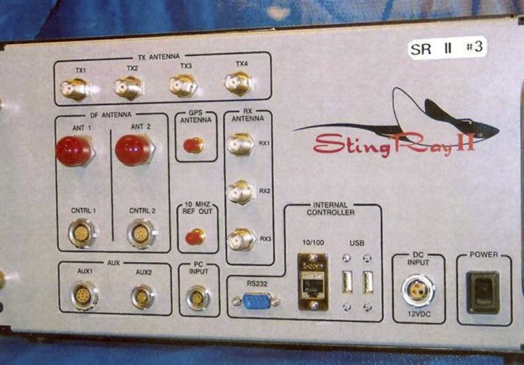The StingRay helps police locate suspects by tracking the signals constantly being emitted by their cellphones, whether or not the phones are actually in operation.