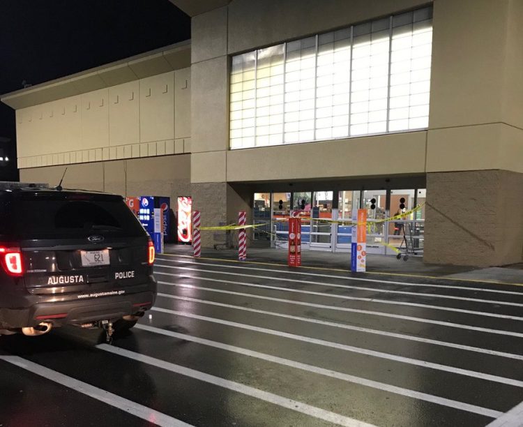 Augusta police were summoned to Walmart on Monday night after a man reportedly fired his gun inside the store about 8 p.m.