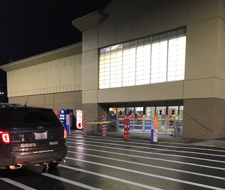 The Augusta Walmart was closed for a time Monday night when police responded to a report that a gun had been fired inside the store.