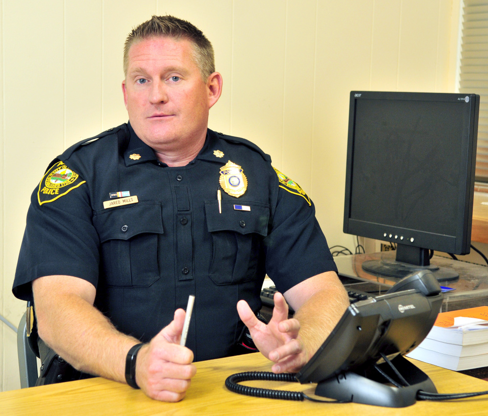 Deputy Chief Jared Mills, of the Augusta Police Department, talks about interpreting services in the Augusta police station.