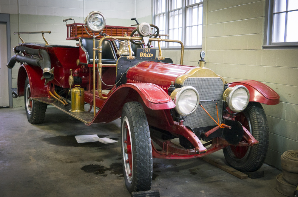 This 1917 White-Kress firetruck is now in the possession of the Augusta Fire department. It was donated to the city of Tom Maclay of Marshfield, Vt. The Augusta Fire Department will be launching a fundraising effort to restore it.