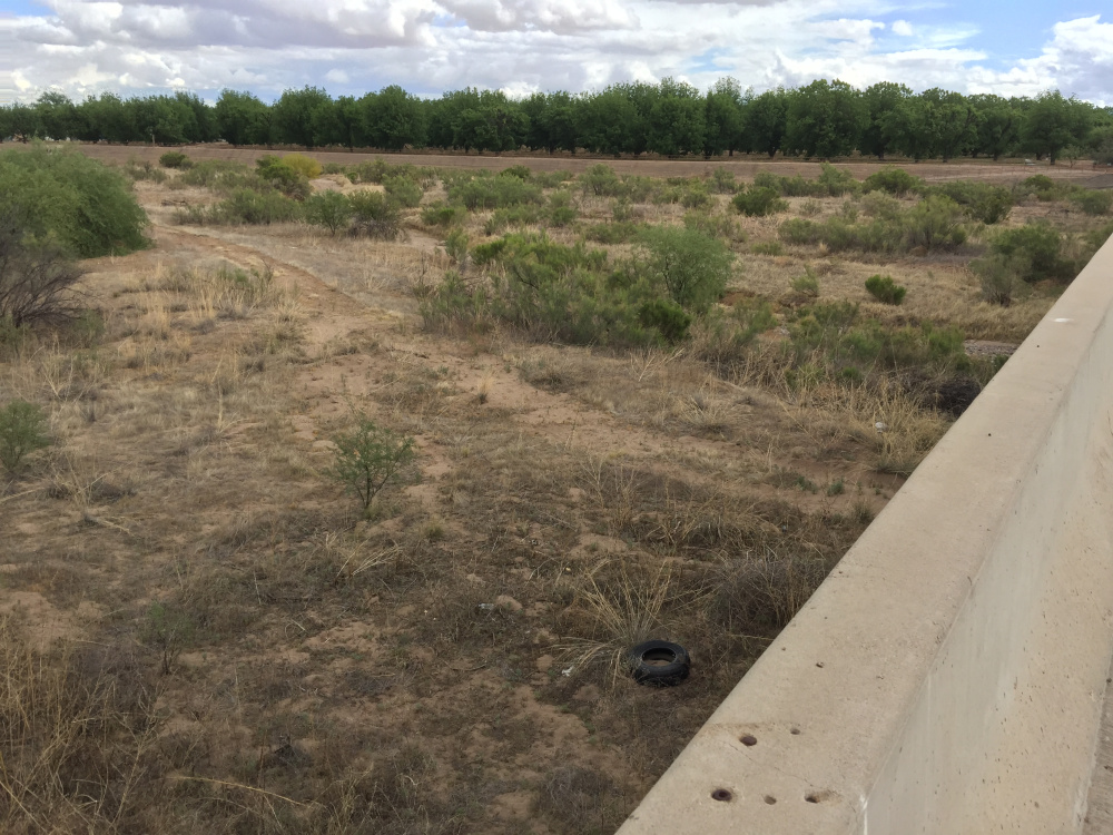 Writer George Smith came across rivers in Arizona with no water in them while on a birding trip with his wife Linda.