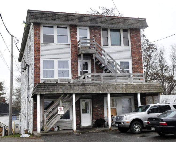 Fire damaged apartment 2 and the tenant was arrested by police late Saturday at the 15-apartment unit at 17 College Ave. in Waterville. Other tenants alerted neighbors as alarms rang and the building was evacuated. The building remained occupied on Sunday.