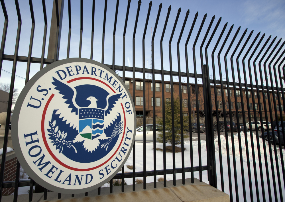 The Homeland Security Department headquarters is seen in February 2015 in northwest Washington, D.C. Agents from U.S. Immigration and Customs Enforcement were aided by Skowhegan police in the search of a Rowe Road residence Tuesday morning in Skowhegan. While an agency spokesman and Skowhegan police Chief David Bucknam acknowledged the agents' presence, neither would comment on the reason for it.