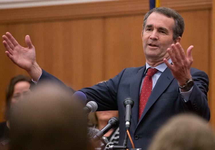 Virginia's Democratic Gov.-elect, Ralph Northam, seen speaking Wednesday in Richmond, got a big boost in the election from voters who are concerned about health care.