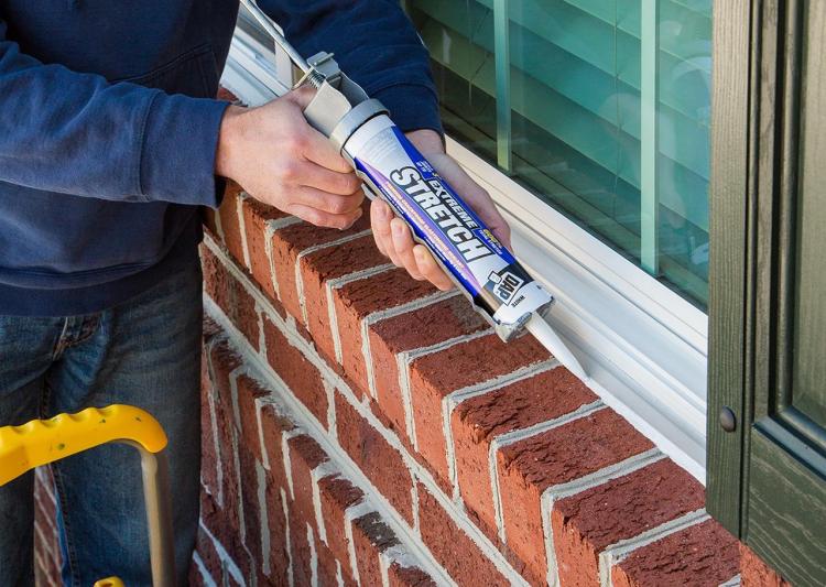 DAP Extreme Stretch is among sealants to use to fill most cracks less than a half-inch in width and depth. 