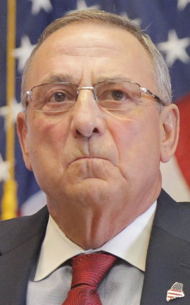 Republican LePage has "a strong base"