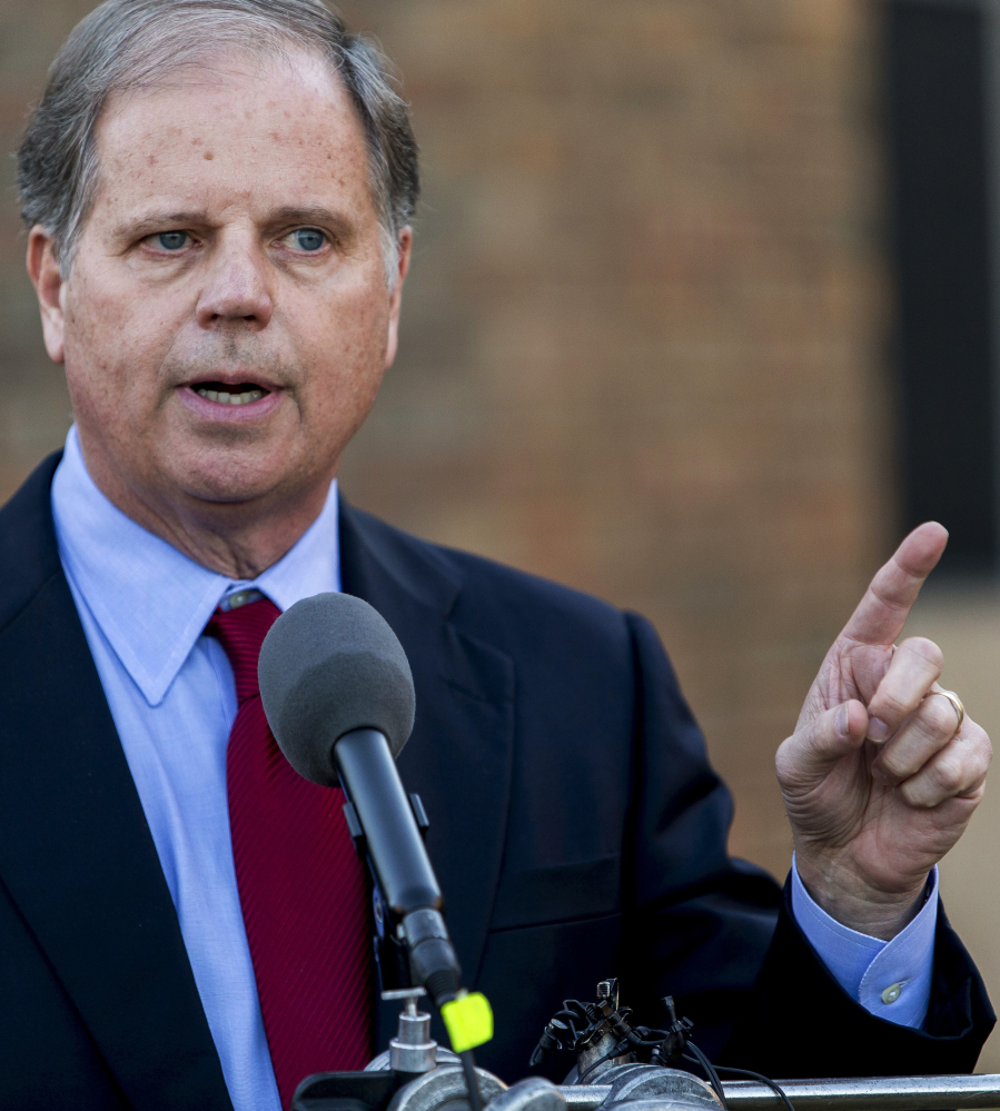 Democrats see Doug Jones' election victory Tuesday in Alabama as a sign of growing nationwide momentum.