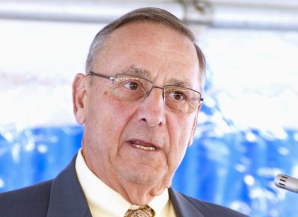 Gov. Paul LePage addressed members of the Mid-Maine Chamber of Commerce at a breakfast Thursday morning at Thomas College in Waterville, saying that Maine's property taxes were high because so much property had been taken off tax rolls. In addition he said the investment in MaineGeneral Medical Center in Augusta was a "massive disaster."