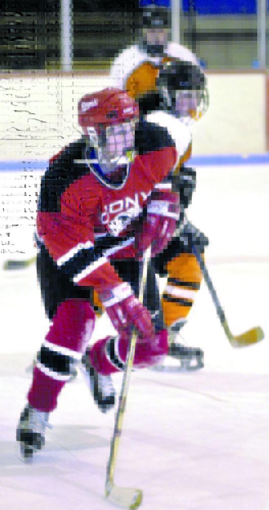 Jessica Leclerc skates for Cony during a 2001 game.