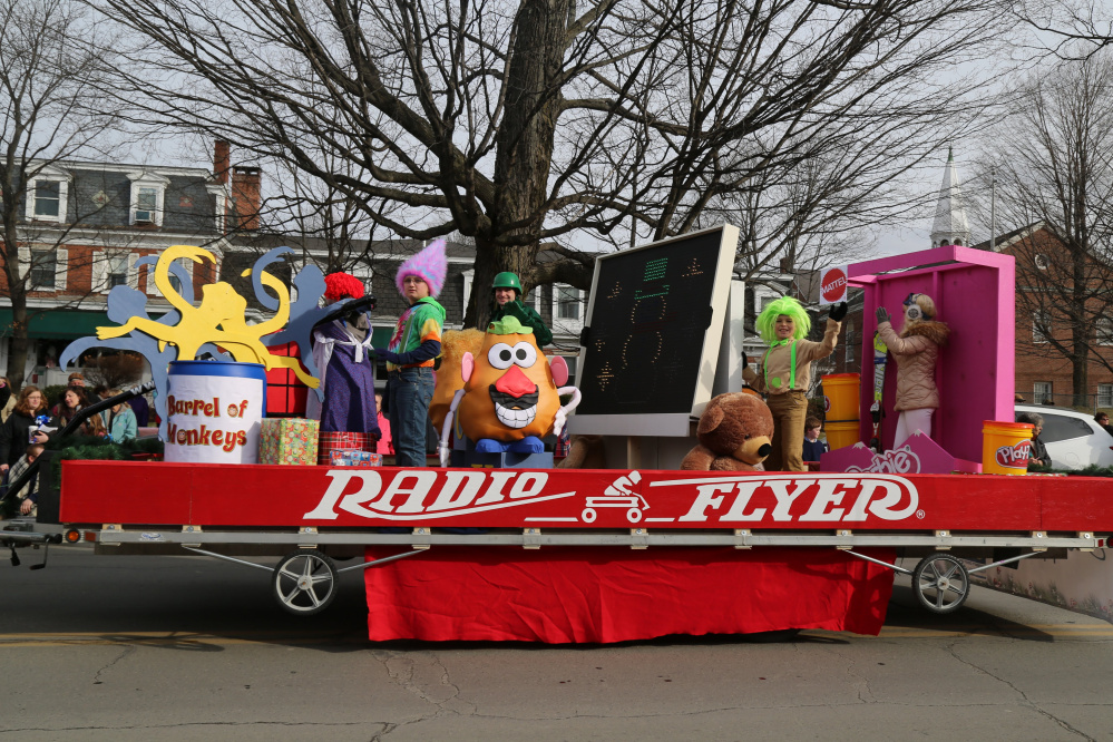 The University Credit Union's parade float entry.