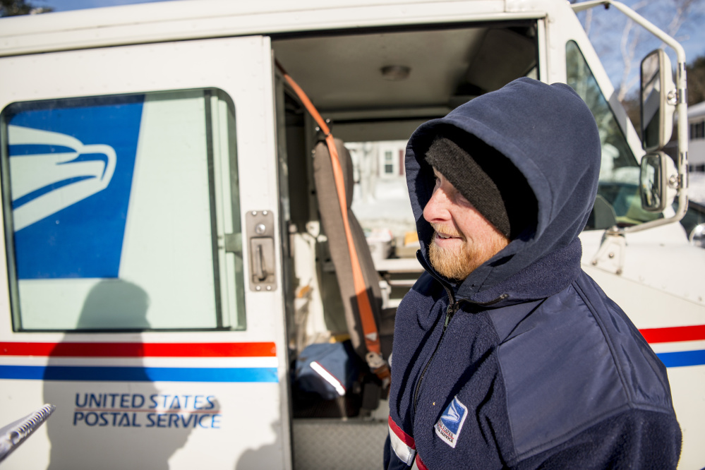 Despite deep freeze, work continues across central Maine