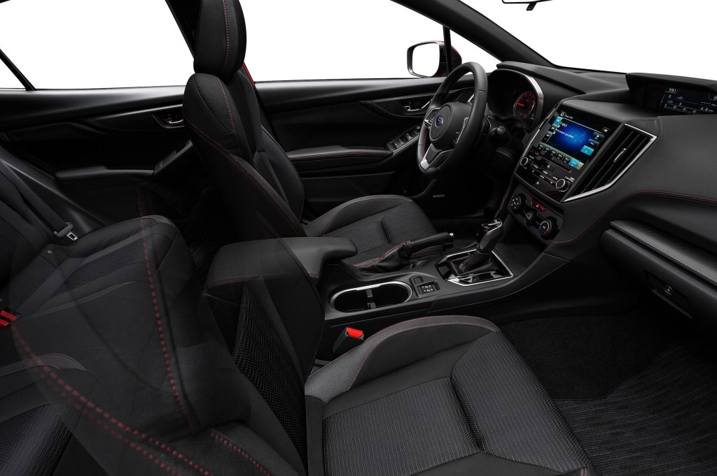 The Impreza is roomy and comfortable. The passenger compartment is larger than any of the vehicle's competitors'.