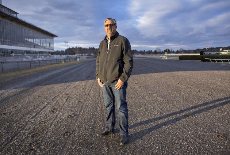 Rocco Risbara III, a member of the locally based group that is under contract to buy the Scarborough Downs racetrack and property, said, "We love this town dearly ... and we are committed to this project."