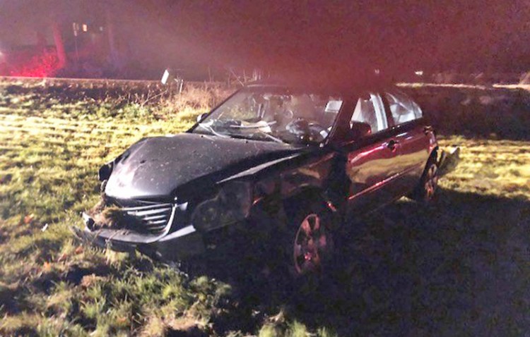 Sarah George-Smith, 22, of Arundel lost control of her Kia Optima when she tried to avoid hitting a deer, police said.