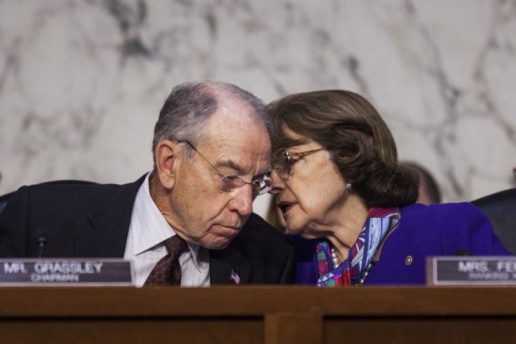 Republican Chuck Grassley had thus far refused to release 10 hours of testimony about the Trump-Russia dossier. Democrat Dianne Feinstein did it herself.