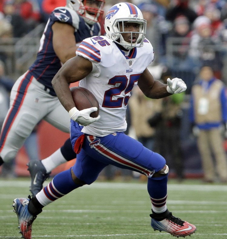 The Bills are not sure if running back LeSean McCoy will be recovered from an ankle injury to play Sunday.