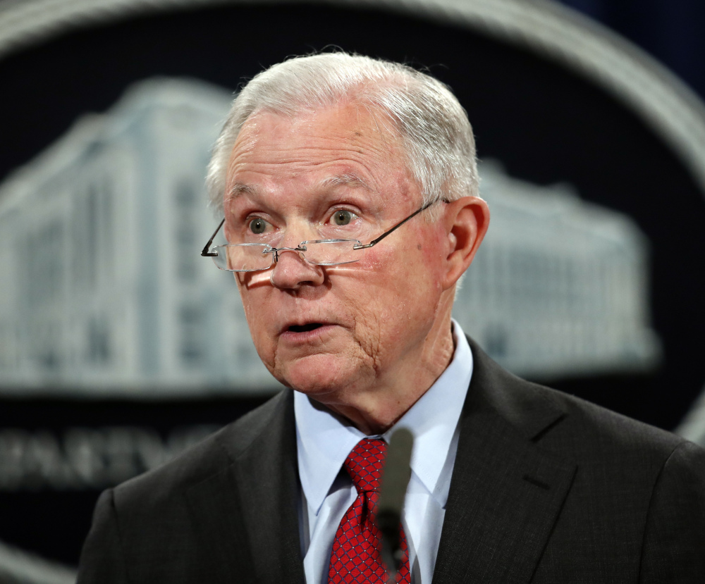 U.S. Attorney General Jeff Sessions recused himself early on from the special counsel's investigation into Russian interference in last fall's elections.