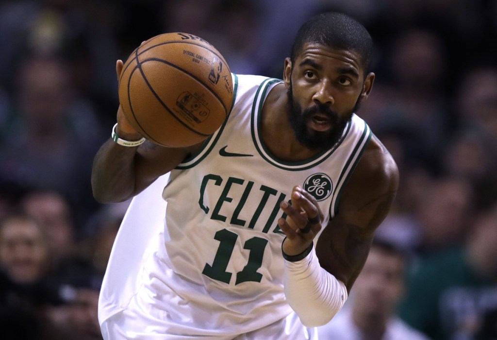 Kyrie Irving and the Celtics get a rare 3 p.m. start Thursday, at least for us on the East Coast. Boston and Philadelphia are in London, helping to bring the game to the world.