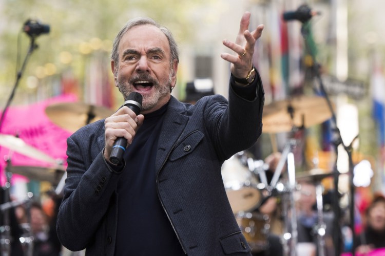 Neil Diamond, performing in October 2014, told fans Monday: "This ride has been 'so good, so good, so good' thanks to you." 