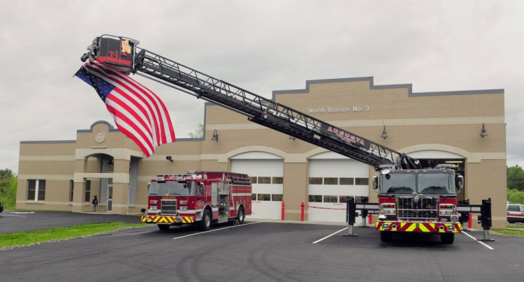 City officials are discussing whether to turn the driveway that serves the fire station in north Augusta, seen here in May, into part of Anthony Avenue.