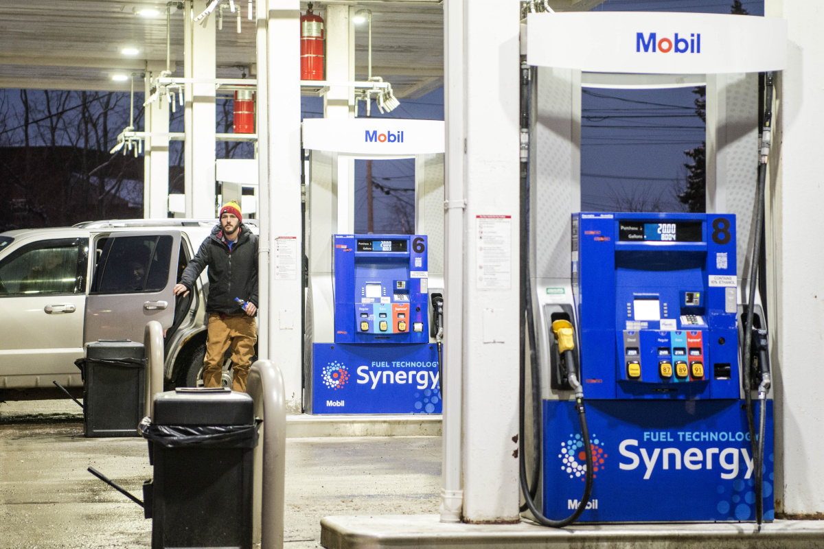 Mobil Gas Station Pump