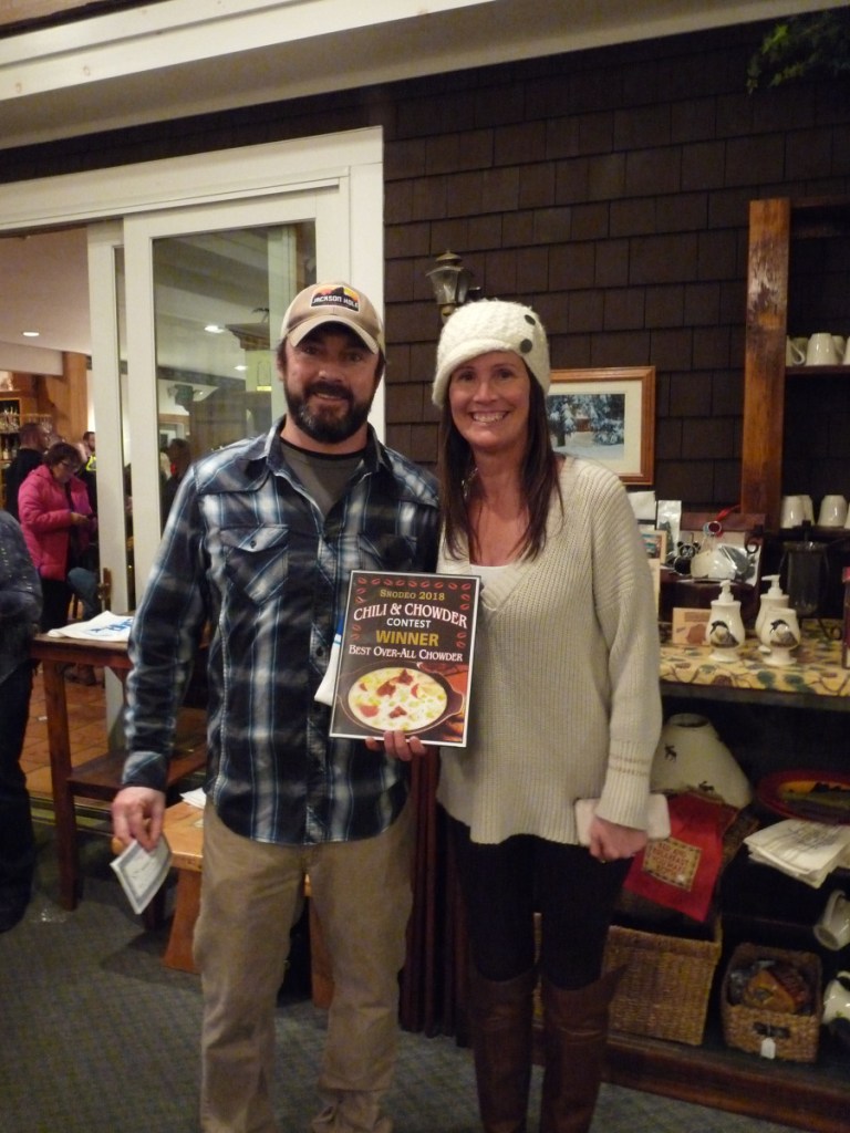 Sarge's Pub & Grub was the Best Overall Chowder winner. From left are Jamie Sargent and Crystal Greenleaf Figoli.