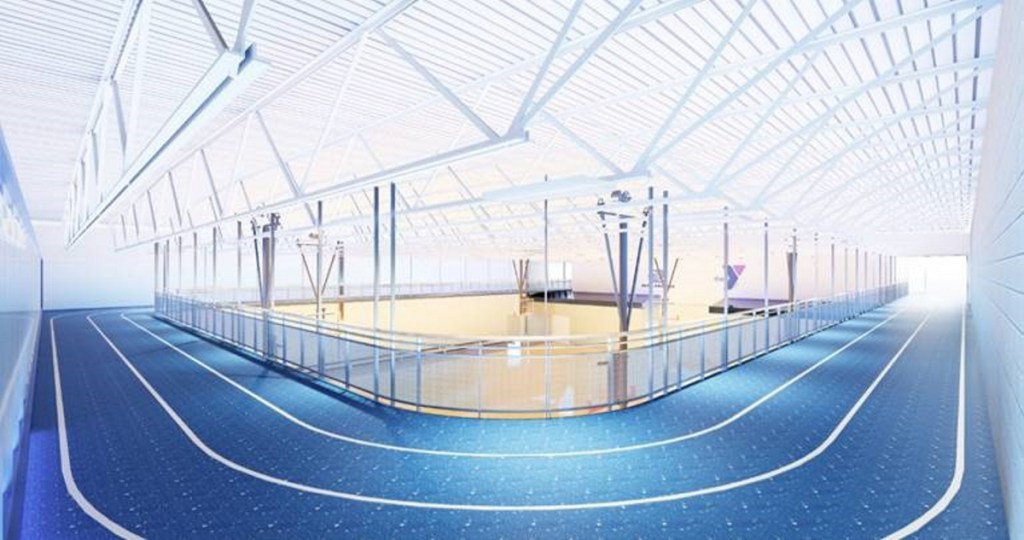 Planned Alfond Youth Center indoor track