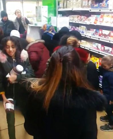 Brawls broke out in French supermarkets on Thursday as shoppers scrambled to get their hands on discounted pots of the chocolate and hazelnut spread Nutella. 