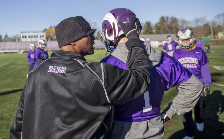 Fellow coaches and former players praised Jason Jackson, who was let go as Deering High's football coach. "Regardless of wins and losses, he's still going to care about you," said Raffaele Salamone, now at UMaine.