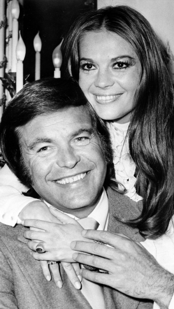 Robert Wagner appears with his former wife, actress Natalie Wood, in 1972.