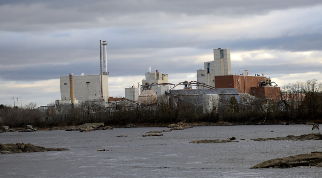 Under its proposal to power UMaine's campus in Orono, winning bidder ConEdison Solutions would produce wood-fired steam and electricity at an abandoned paper mill in nearby Old Town, above.
