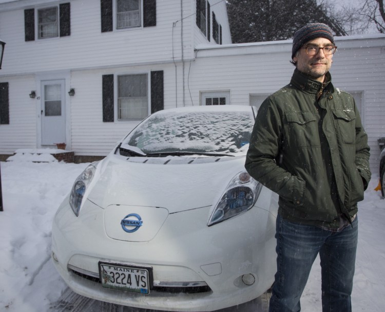 Mark Marchesi says paying an extra fee "goes against what you are trying to achieve" by driving a car like his all-electric Nissan Leaf.