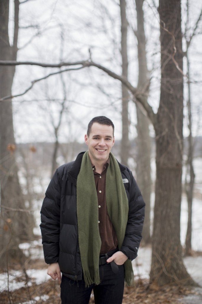 Andrew Bossie near the Fore River Trail in Portland. Bossie developed a serious hiking obsession while working in Augusta. Among his favorite spots in Maine is Traveler Mountain in Baxter State Park.