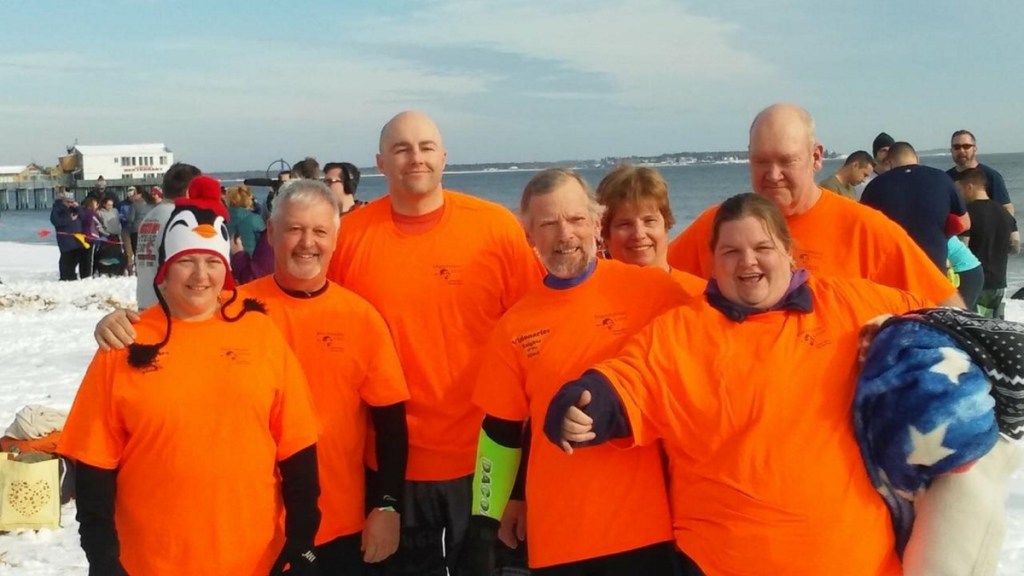 Manchester Lions Club members take Lobster Dip