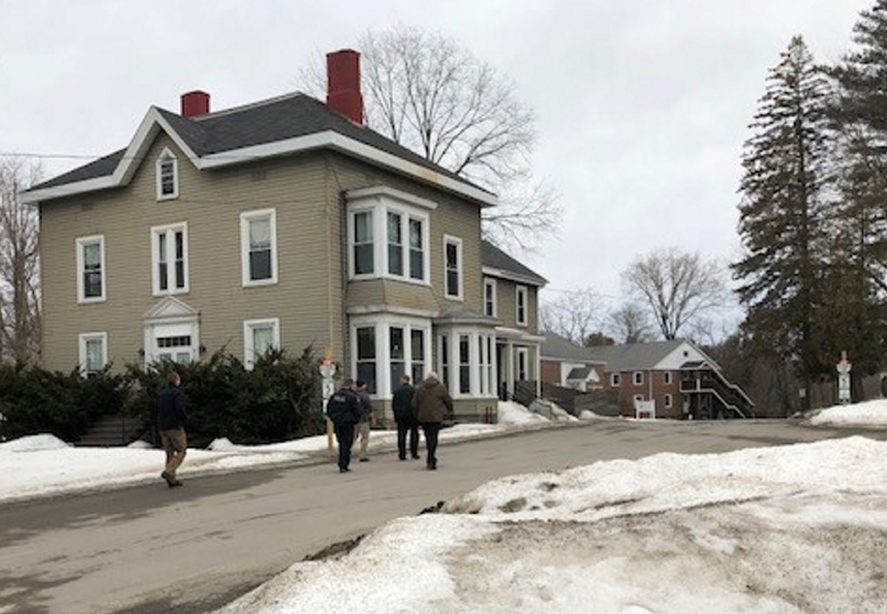 Waterville police, fire and rescue personnel responded to a bomb scare Thursday morning at the Maine Children's Home for Little Wanderers. The word "bomb" had been written on a plastic bucket and left in the entryway of one of the buildings.