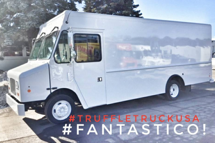 This image from The Truffle Truck's Facebook page shows the company's first vehicle. It will be customized at a shop in Westbrook.   Courtesy of The Truffle Truck