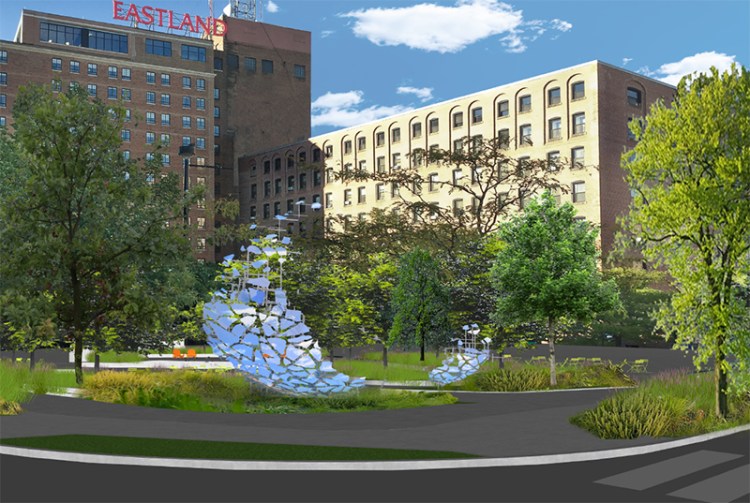 Rendering of Congress Square Park