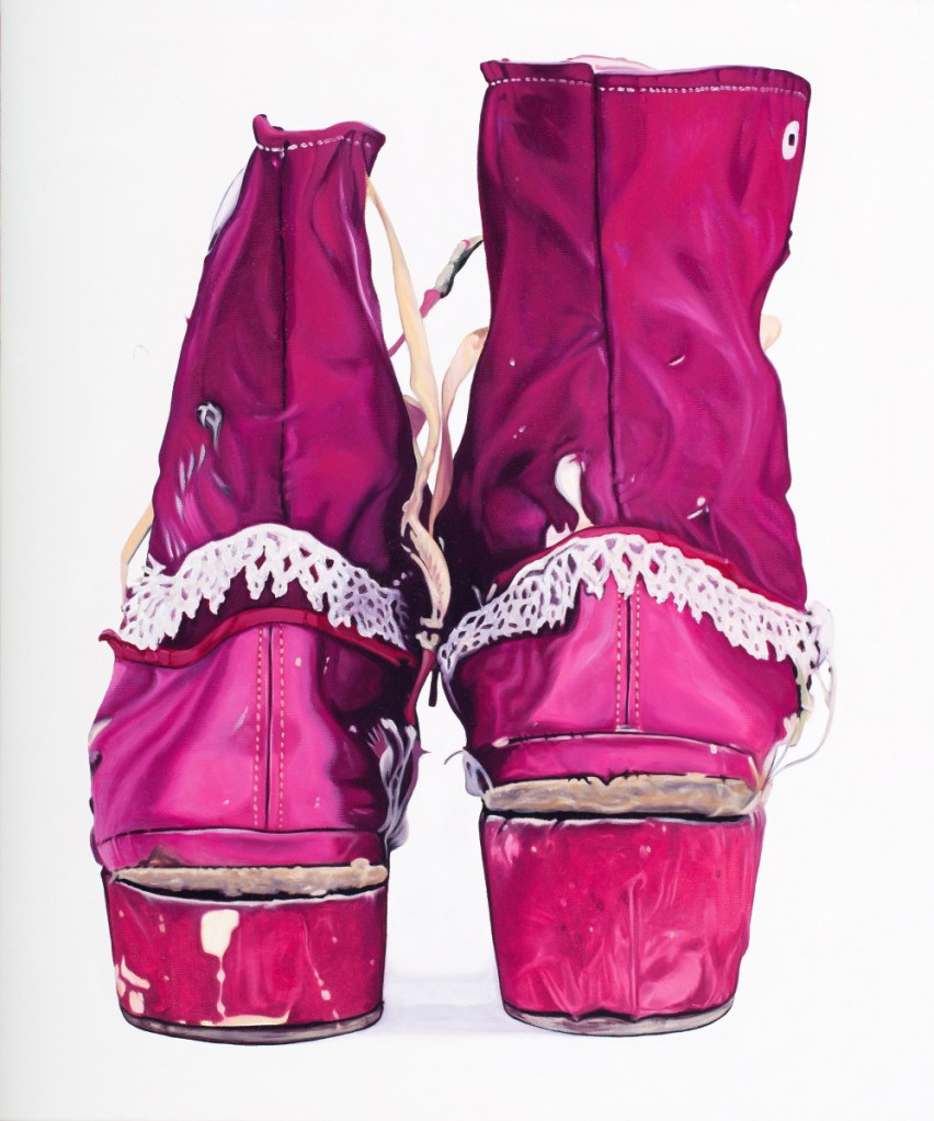 Frida Kahlo shoes, by Kelly Jo Shows
