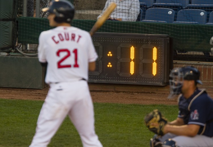 Starting in 2018, Minor League Baseball will reduce its pitch clock to 15 seconds when no runners are on base at the Double-A and Triple-A levels.