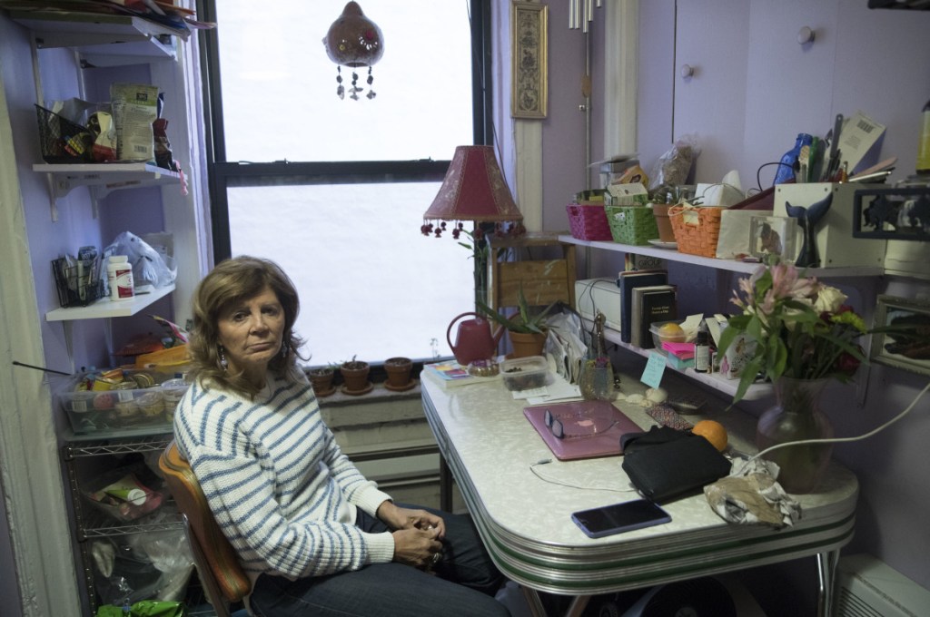 After the Kushner Cos. bought the East Village building where she lived on Social Security, Mary Ann Siwek says there were weeks of construction noise followed by an offer of $10,000 if she would leave her rent-controlled apartment. She refused, sued and won a year of free rent.
Associated Press/ Mary Altaffer