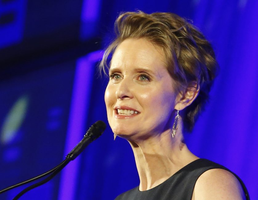 'Sex and the City' actress Cynthia Nixon says New York's capital is a 'cesspool.'