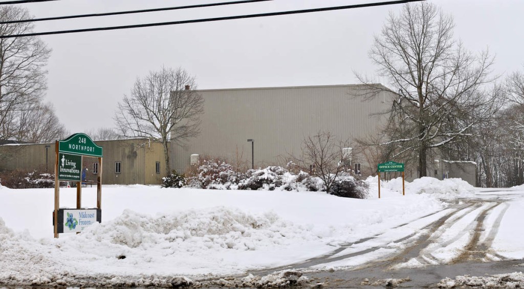 This building at 248 Northport Ave. in Belfast has been home to several frozen food processors. It soon could be used to grow and process industrial hemp.